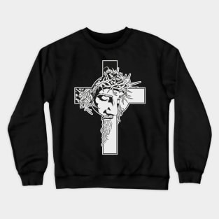 jesus christ Crewneck Sweatshirt